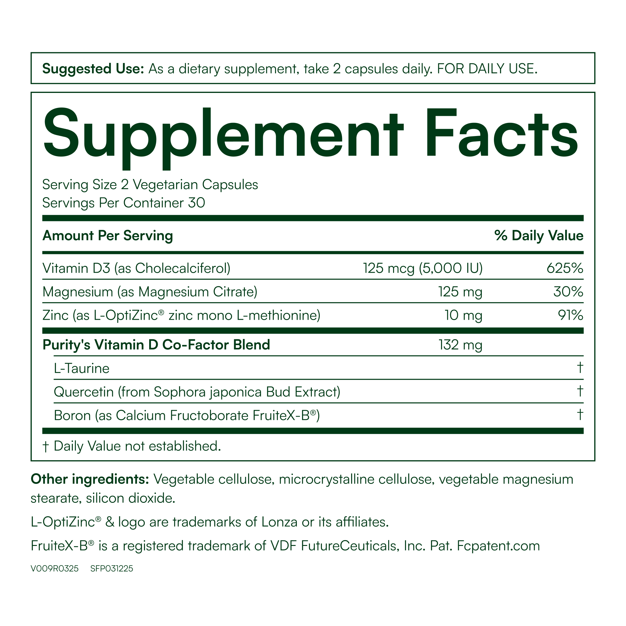 Purity's Advanced D™ without Vitamin K