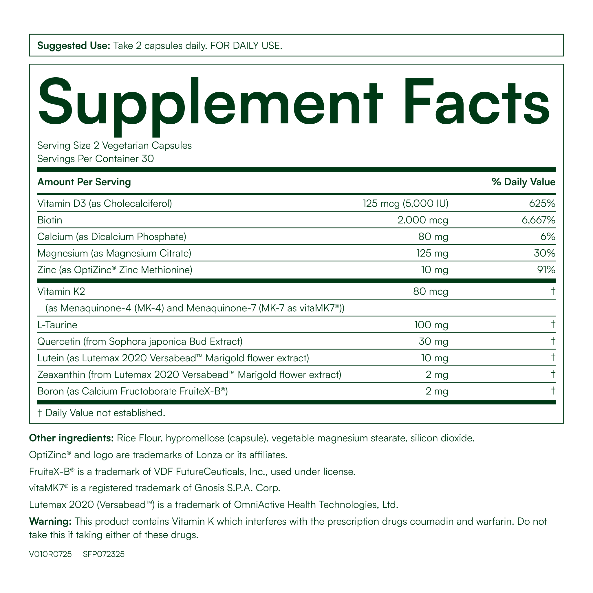 Purity's Advanced D™ Women's Formula