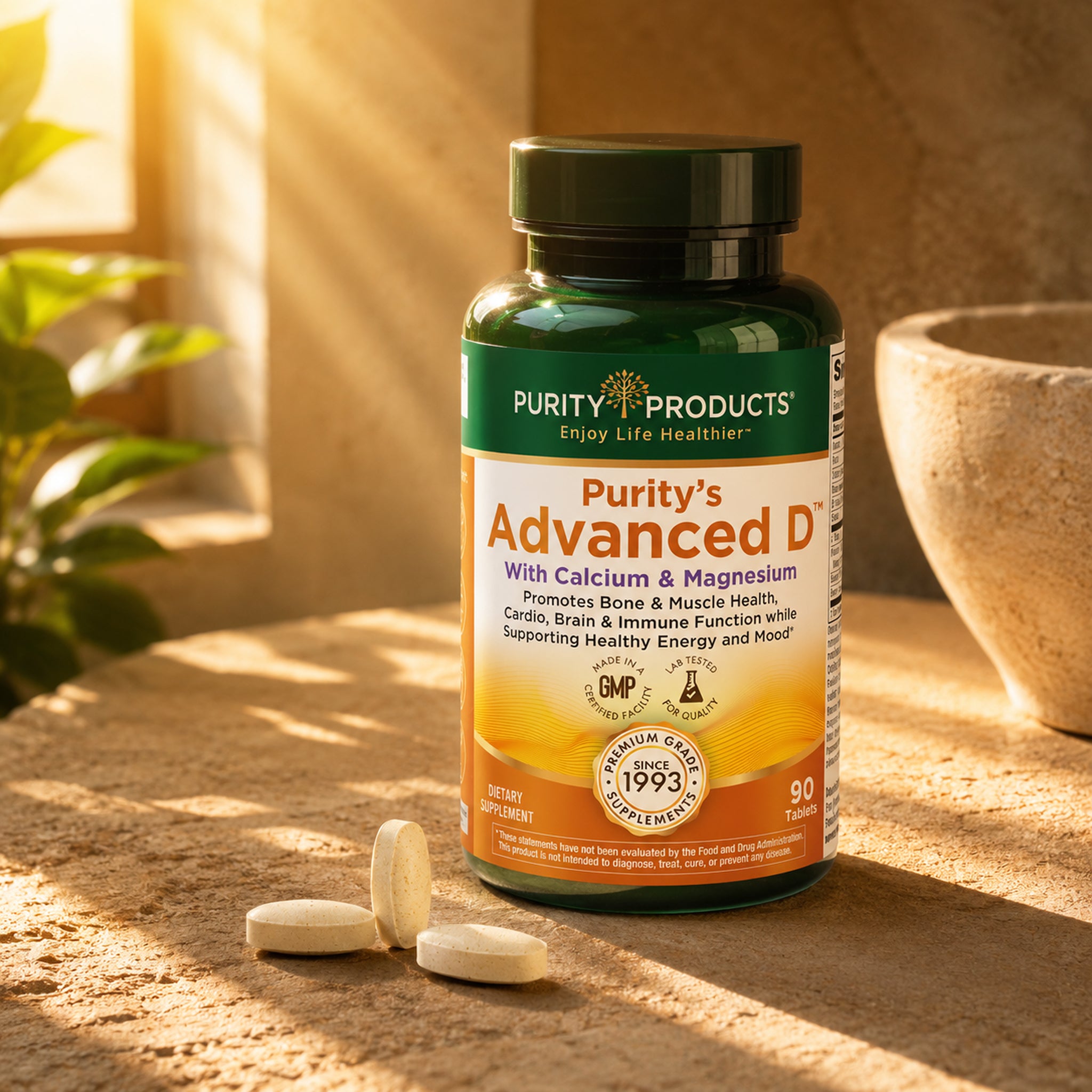 Purity's Advanced D™ with Calcium & Magnesium