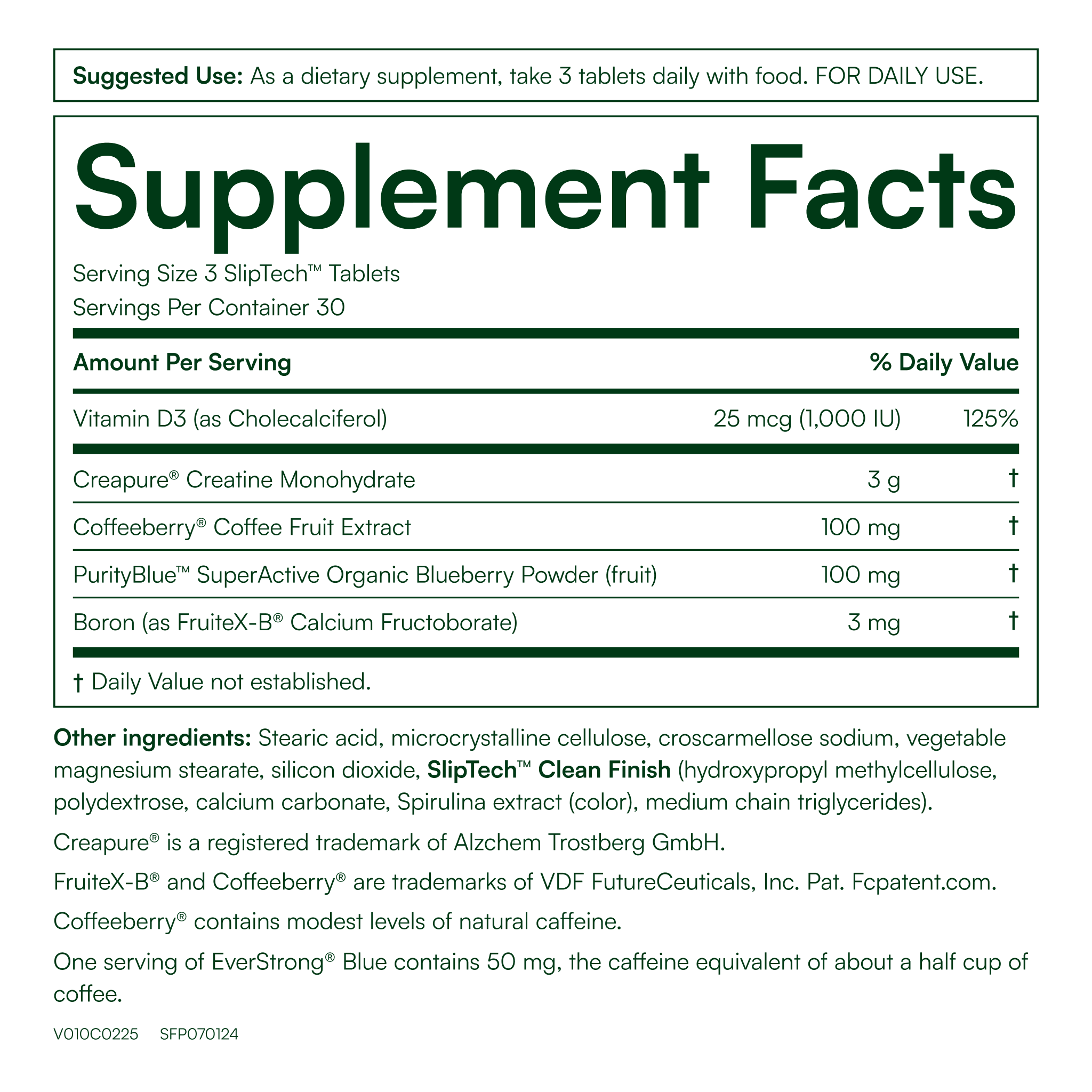 EverStrong® Blue Creatine Tablets