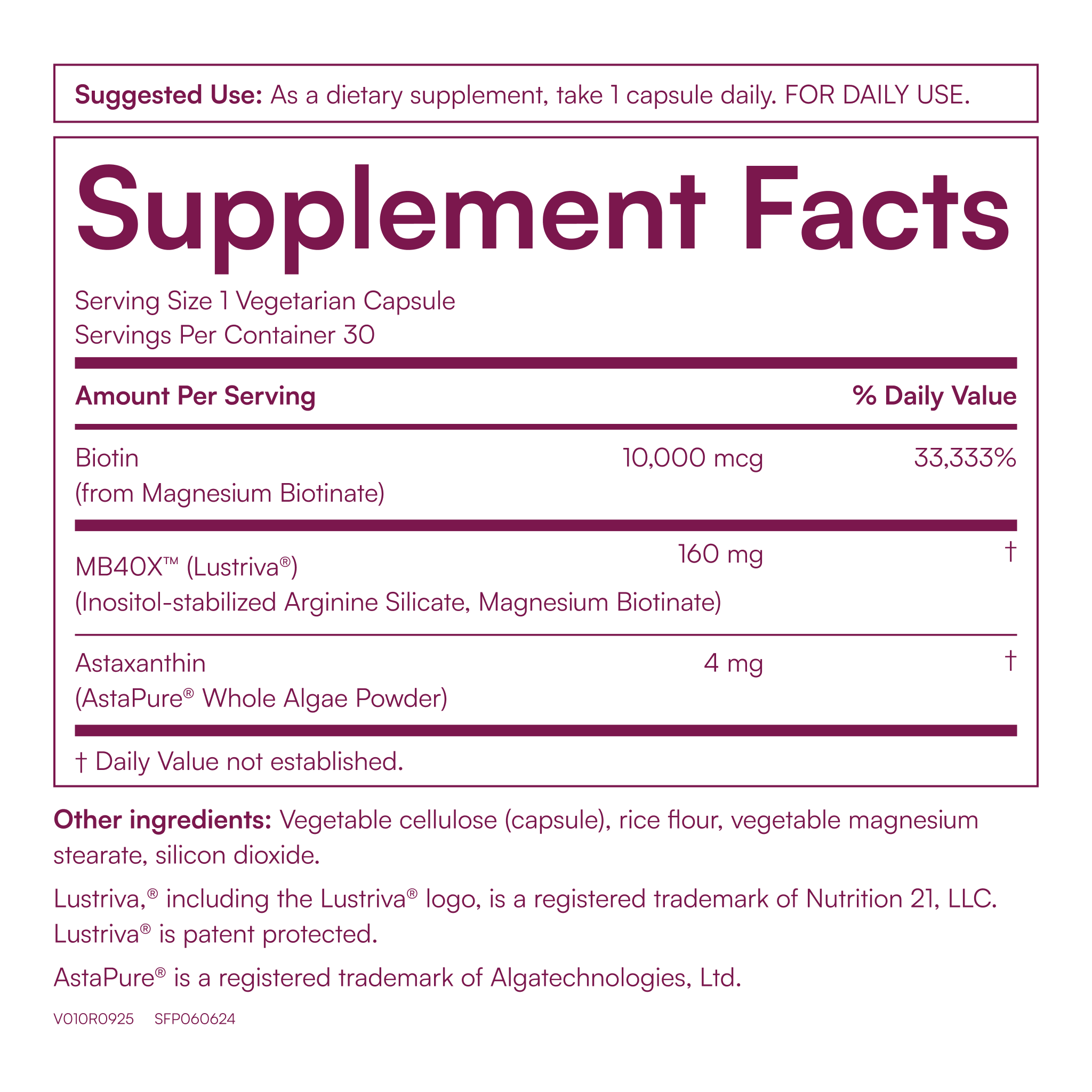 MyBiotin® ProClinical | Capsules