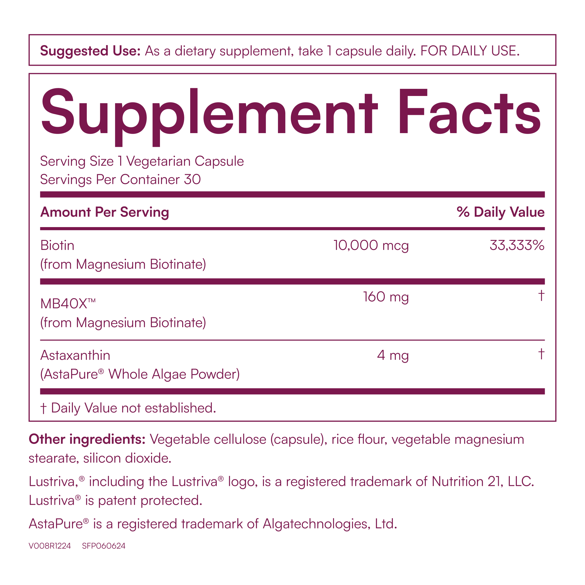 MyBiotin™ ProClinical | Capsules