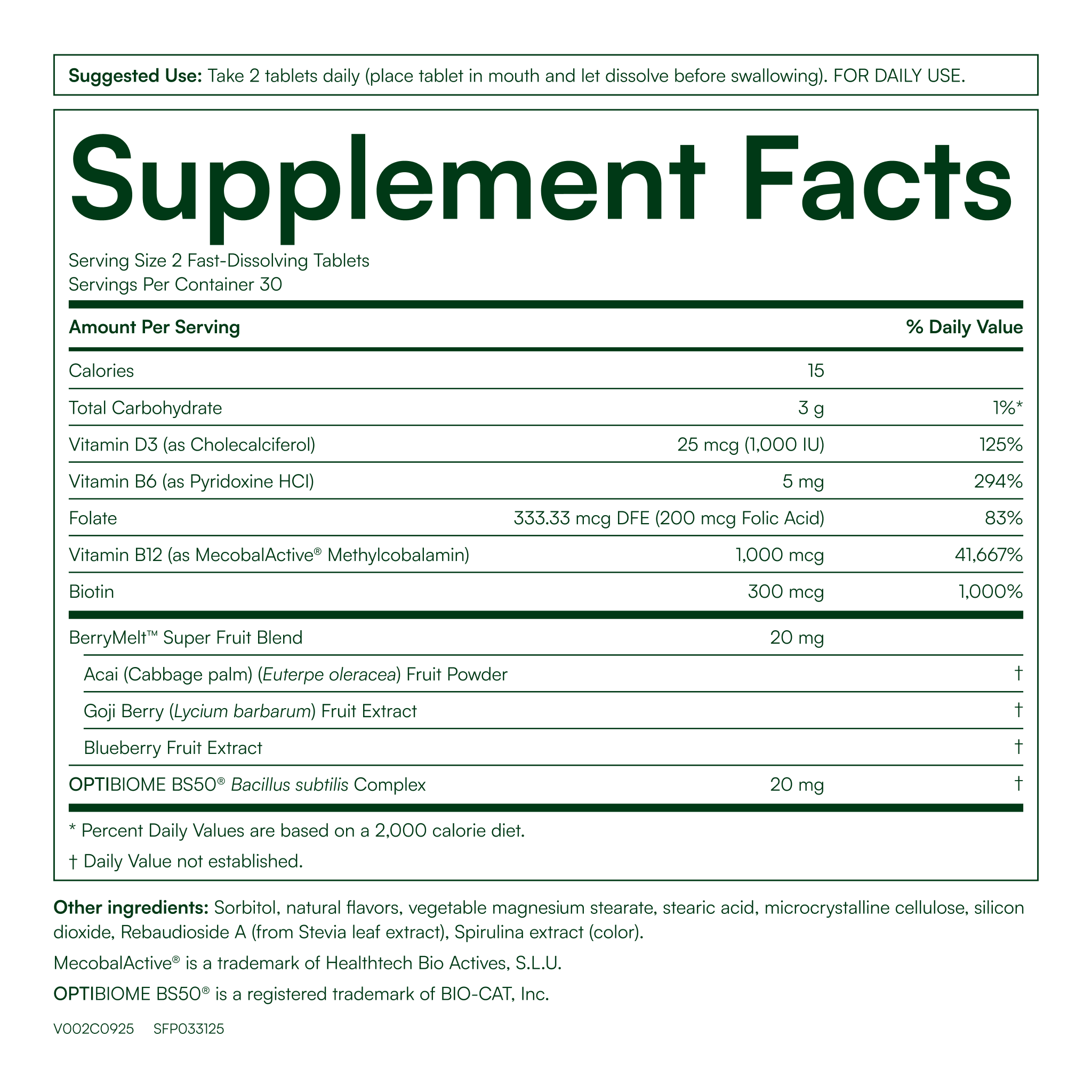 Ultra-Fresh Breath B12 Energy Melt™