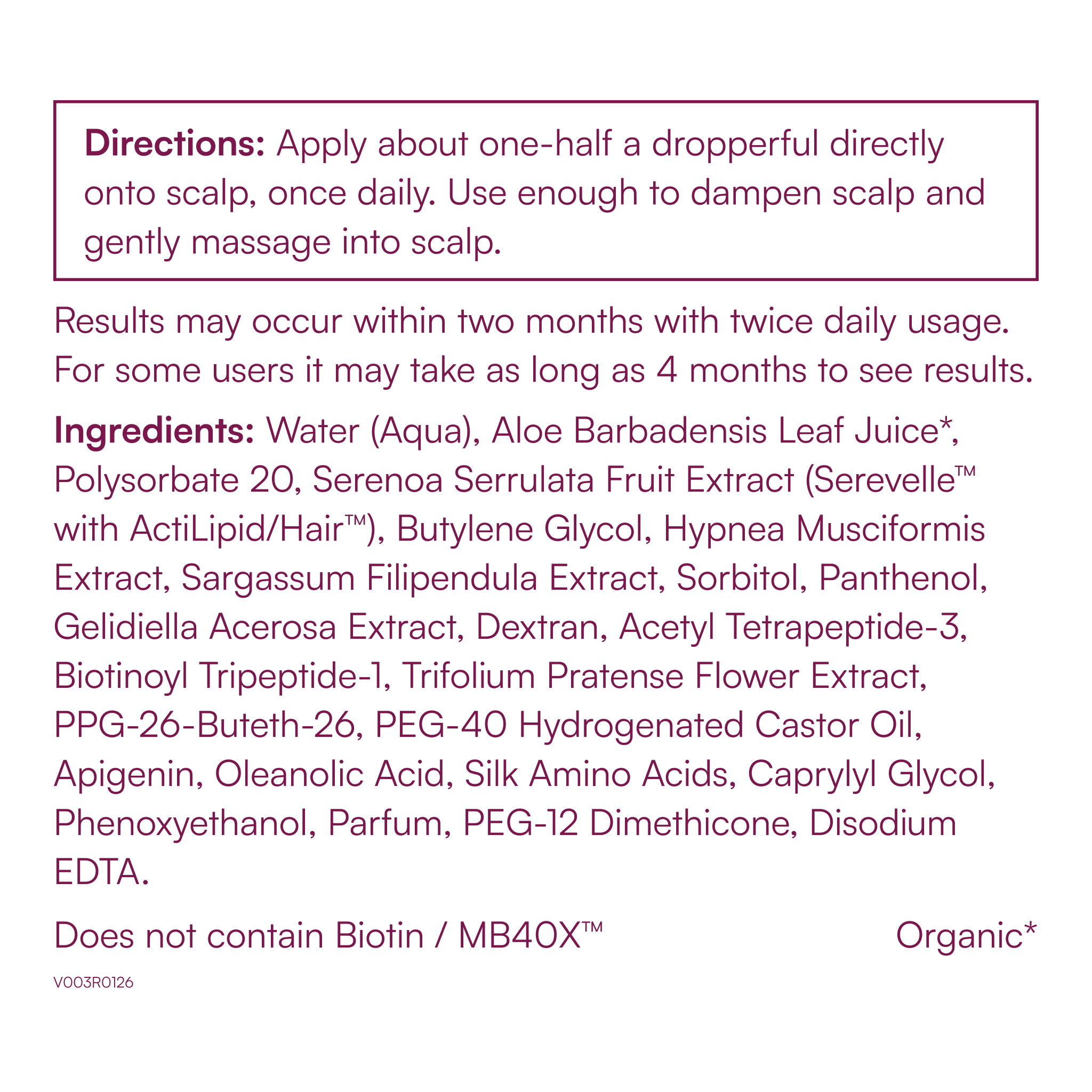 MyBiotin® Hair Serum ProClinical