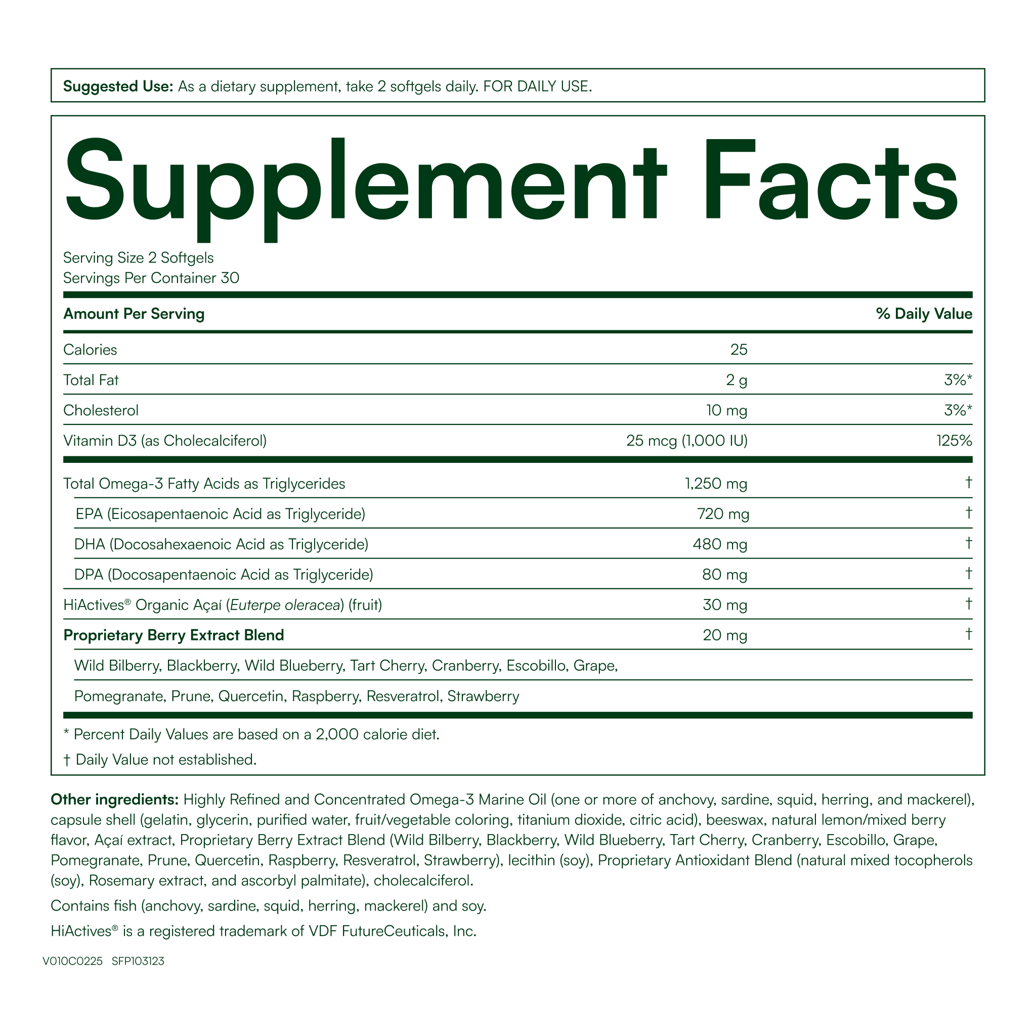 OmegaBerry® with Vitamin D3