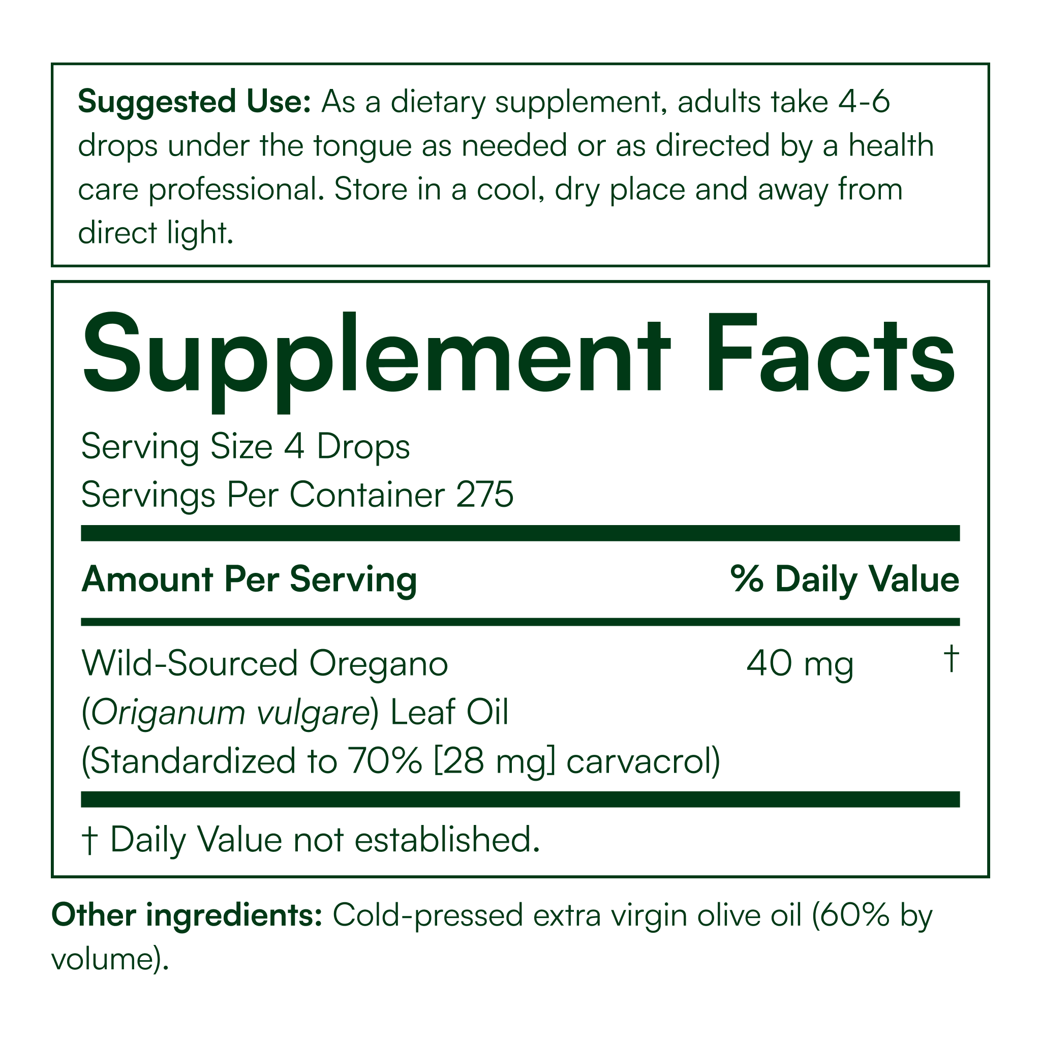 Super Strength Oil of Oregano