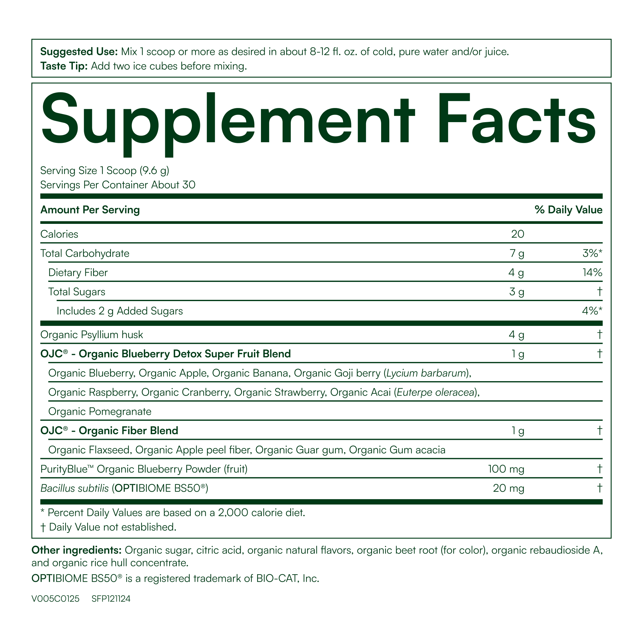 OJC® | Blueberry Detox