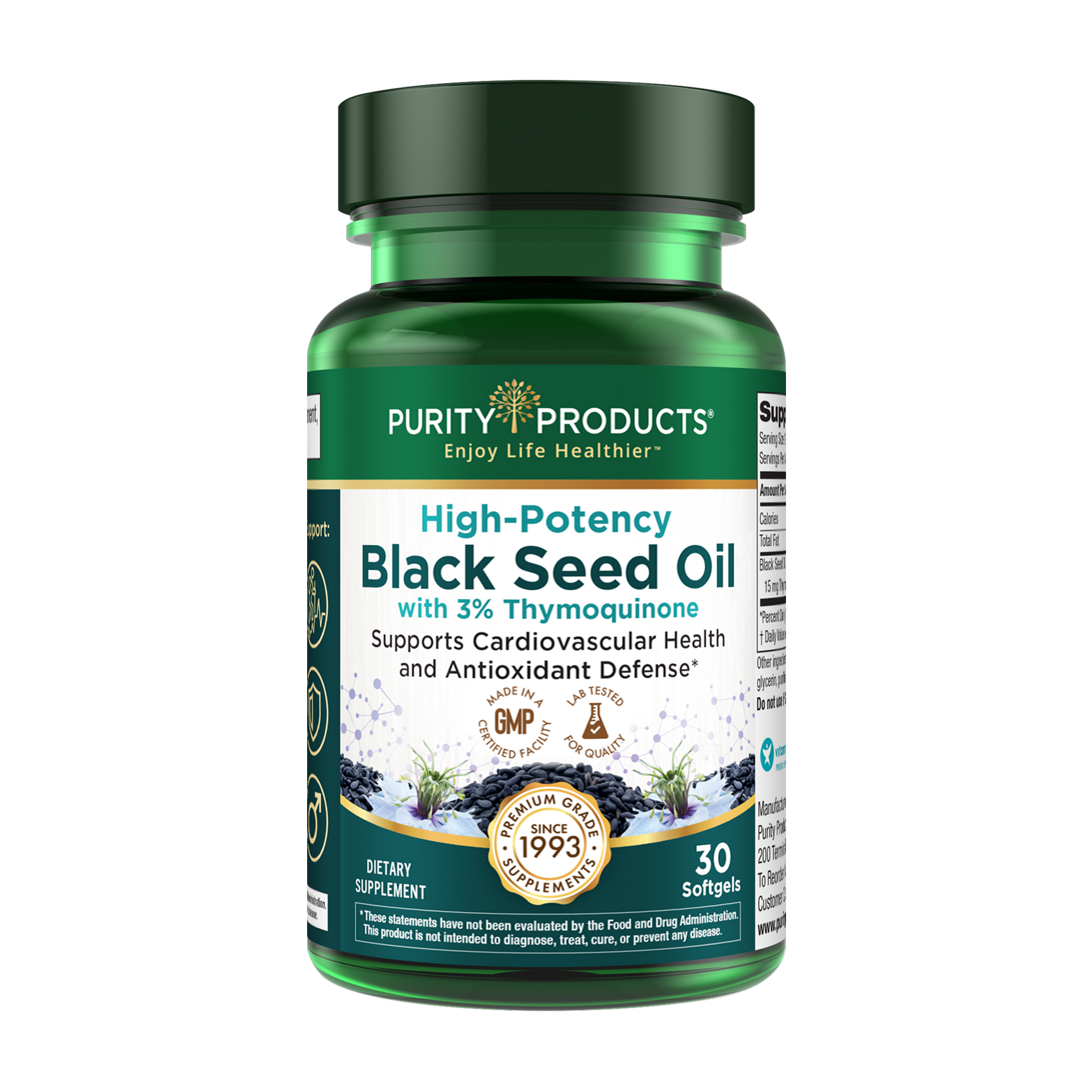 black seed oil glutathione High Potency Black Seed Oil – Purity Products