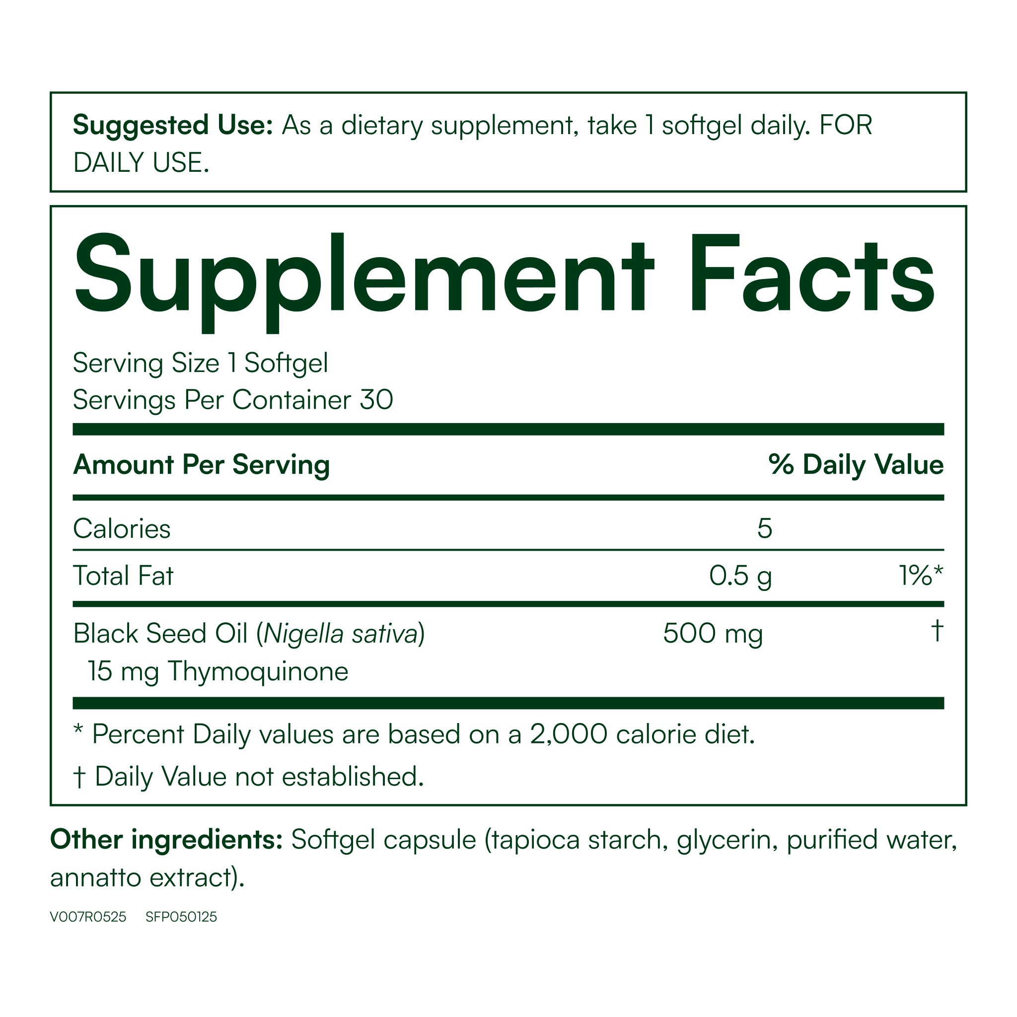 High Potency Black Seed Oil