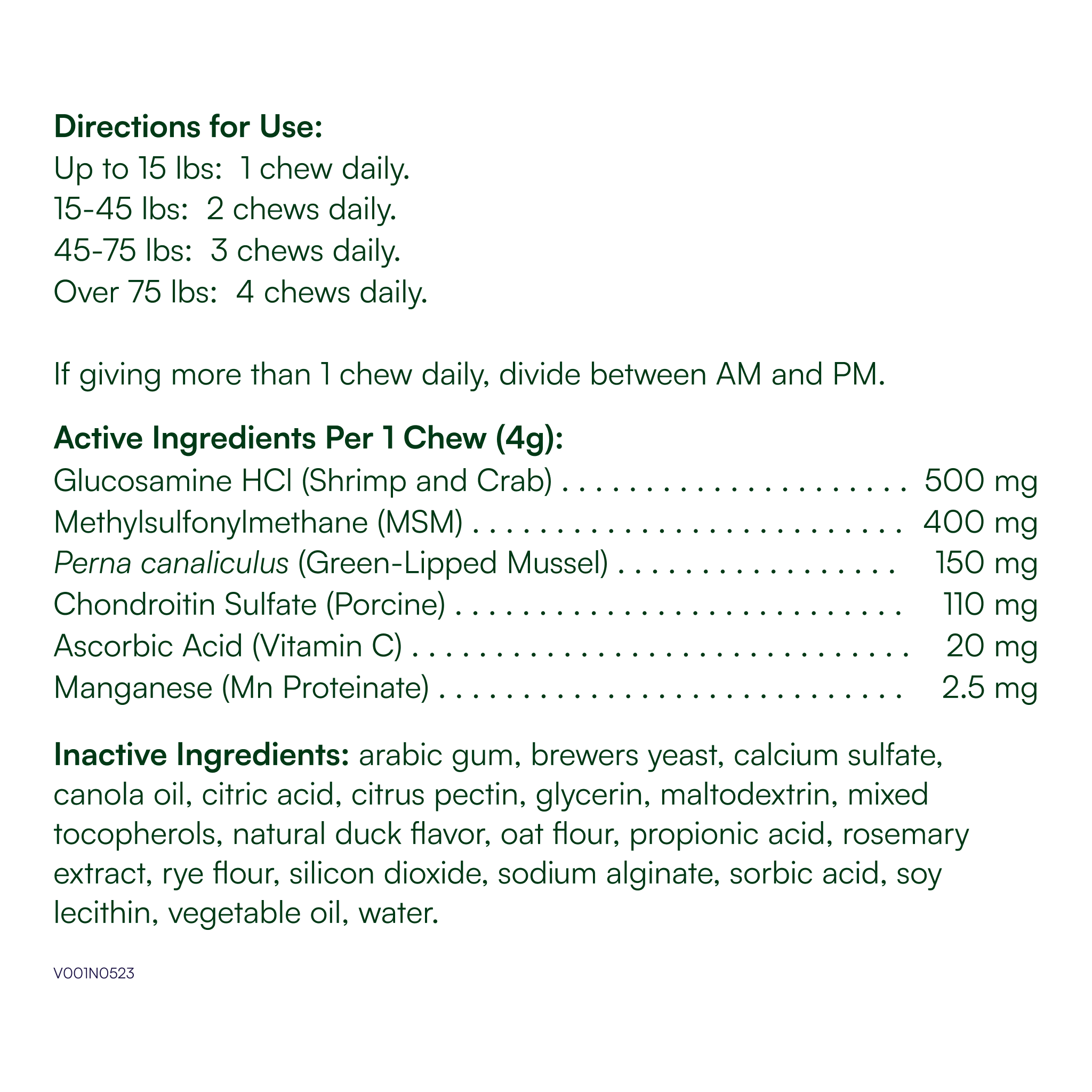 Dog Hip & Joint Chew