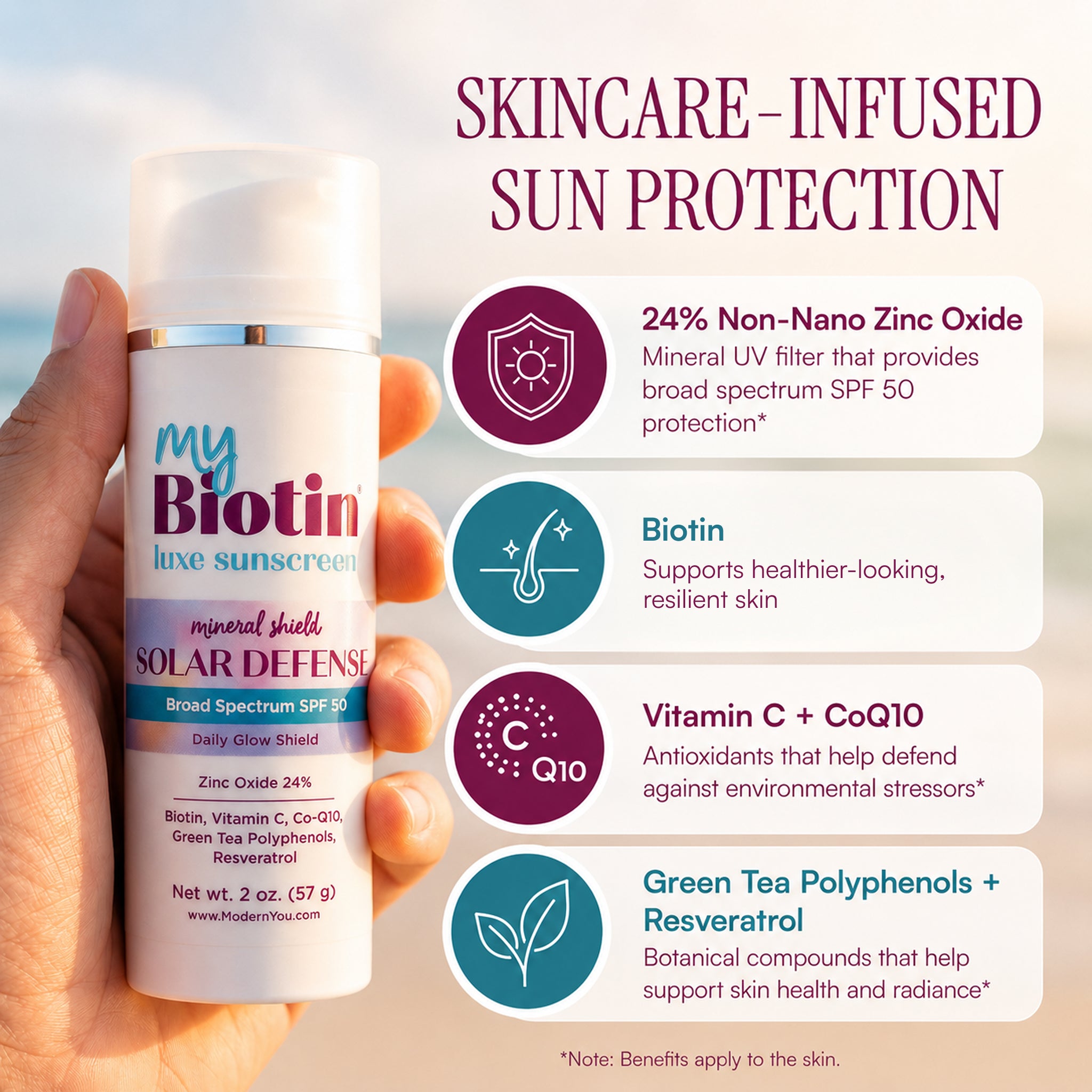 MyBiotin® Protector Solar Mineral Lujoso
