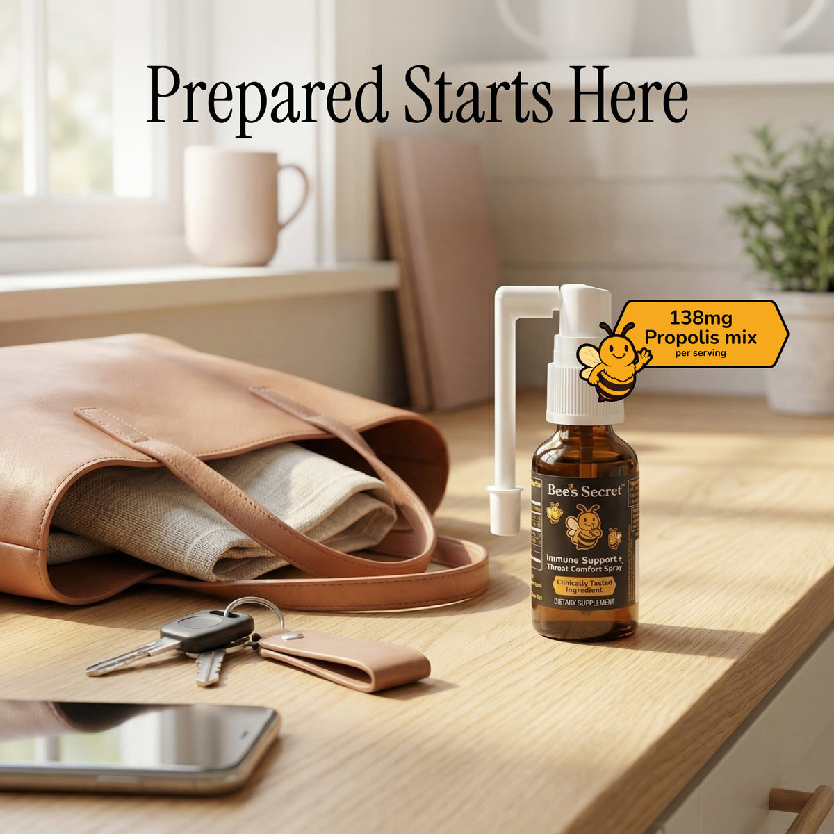 Bee's Secret | Immune Support & Throat Comfort Spray | Purity Products