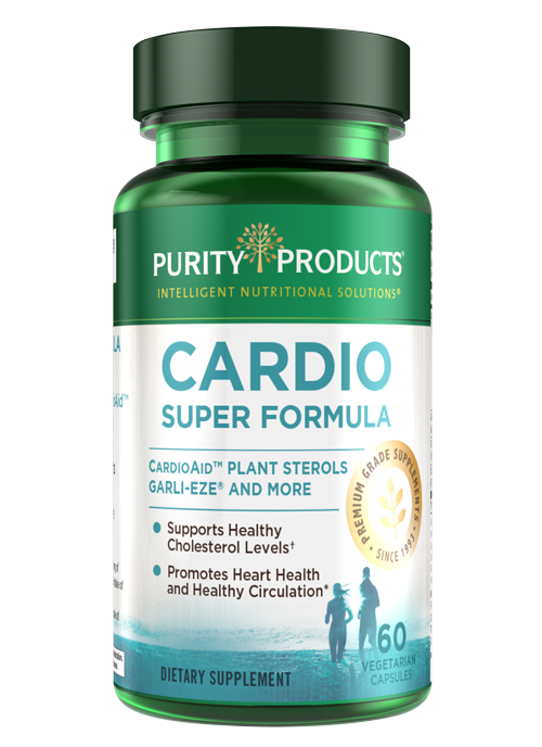 Cardio Super Formula provides advanced cardiovascular support with the power of plant sterols in combination with high allicin buffered garlic.