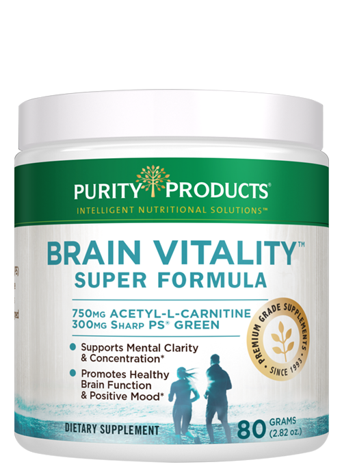 The cutting edge ingredients in the Brain Vitality Super Formula supports healthy memory; focus and recall*